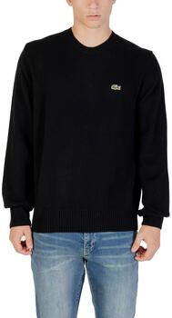 Lacoste Klassieke Fit Crewneck Sweatshirt met Voorlogo Patch Black Heren - Foto 2