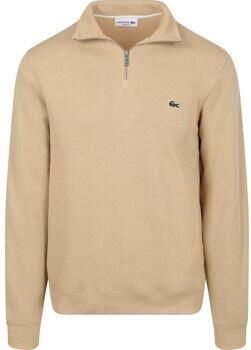 Lacoste Trui Pullover Zipper Beige