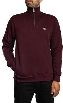 Lacoste Trui Sweatshirt met hoge hals en interlock-look