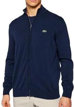 Lacoste Ritssluiting Katoenen Pullover Stijlvol Ontwerp Blue Heren - Foto 5