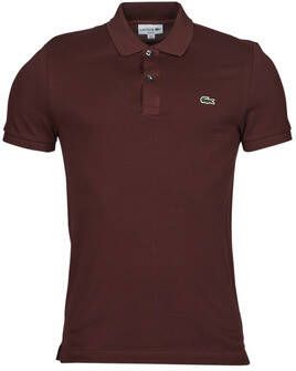 Lacoste Slim-Fit Katoenen Polo Shirt Red Heren