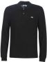 LACOSTE Heren Polo's & T-shirts 1hp2 Men Long Sleeved Best Polo Zwart - Thumbnail 4