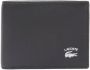Lacoste Opvouwbare Ergonomische Portemonnee met Krokodil Embleem Black Heren - Thumbnail 2