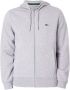 Lacoste Herenhoodie met rits en hoge kraag Gray Heren - Thumbnail 1