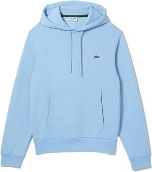 Lacoste Sweater Organic Brushed Cotton Hoodie Bleu-Sly