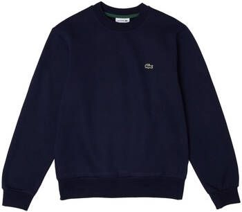 Lacoste Sweater Organic Brushed Cotton Sweatshirt Bleu Marine