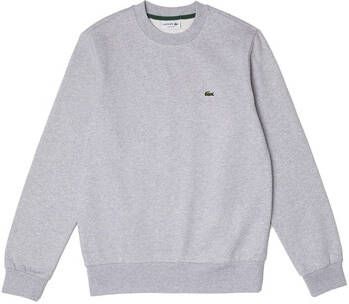 Lacoste Sweater Organic Brushed Cotton Sweatshirt Gris