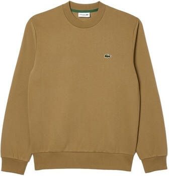 Lacoste Sweater Organic Brushed Cotton Sweatshirt Marron
