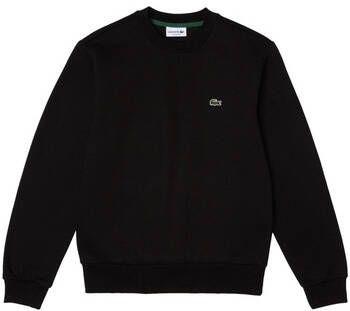 Lacoste Sweater Organic Brushed Cotton Sweatshirt Noir
