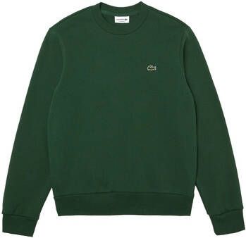 Lacoste Sweater Organic Brushed Cotton Sweatshirt Vert