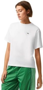 Lacoste Sweater Premium Cotton T-Shirt Blanc