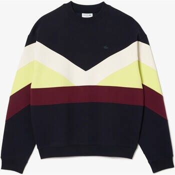 Lacoste Sweater Sudadera loose fit de doble cara con diseo color block