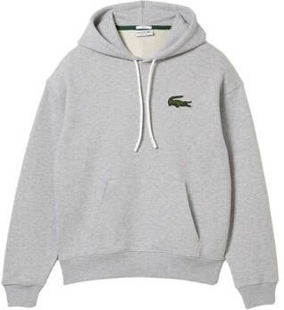 Lacoste Sweater Unisex Loose Fit Hoodie Gris