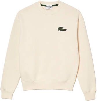 Lacoste Sweater Unisex Loose Fit Sweatshirt Blanc