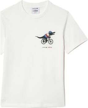 Lacoste Sweater x Netflix Sex Education T-Shirt Blanc