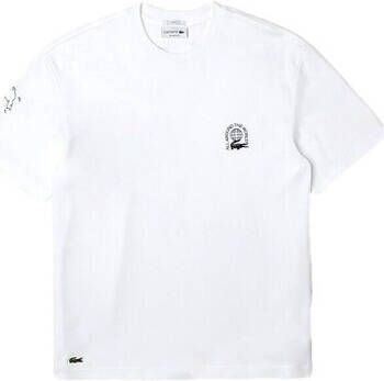 Lacoste T-shirt Korte Mouw CAMISETA BLANCA HOMBRE RELAXED FIT TH8047