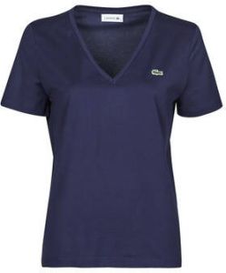 Lacoste T-shirt met logopatch op borsthoogte (1-delig)