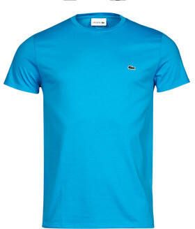 Lacoste Heldere Blauwe T-shirts en Polos Blue Heren