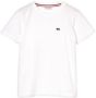 Lacoste T-shirt met logo 001 white Wit Jongens Katoen Ronde hals Logo 164 - Thumbnail 1
