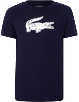 Lacoste T-shirt Korte Mouw Sport T-shirt met 3D-print en krokodil