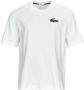 LACOSTE Polo's & T-shirts Crewneck Pimakatoenen Jersey T-shirt Wit - Thumbnail 1