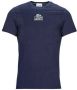 Lacoste Elegante Basic T-shirt met 3D Krokodil Blue Heren - Thumbnail 1