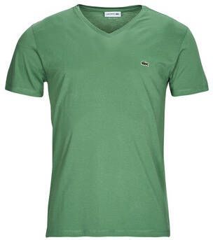 Lacoste T-shirt met labeldetail model 'Supima'