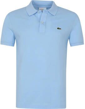Lacoste T-shirt Pique Poloshirt Lichtblauw