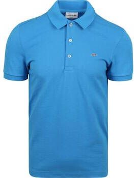 Lacoste T-shirt Poloshirt Pique Mid Blauw