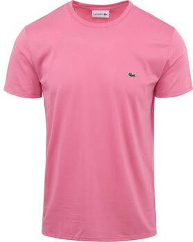 Lacoste T-shirt T-Shirt Logo Roze
