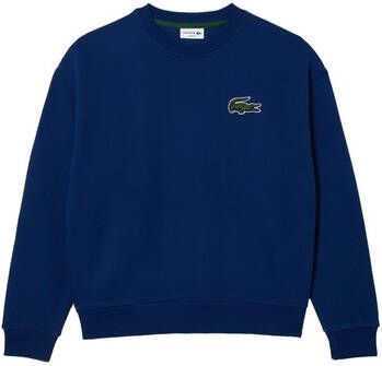 Lacoste T-shirt Unisex Loose Fit Sweatshirt Blue Marine