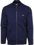 Lacoste Navyblauwe Katoenen Sweatshirt met Hoge Kraag en Ritssluiting Blauw Heren - Thumbnail 1