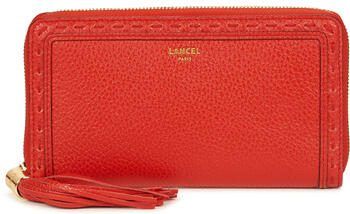 Lancel 1Er Flirt Rode Portemonnee Lange Rits Red Dames