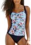Lascana Badpak MALIA met tropische print en modellerend effect - Thumbnail 3