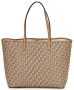 Ralph Lauren Beige Eco-Leren Collins Tote Tas Beige Dames - Thumbnail 1