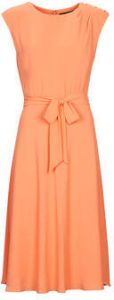 Lauren Ralph Lauren Midi-jurk met tailleriem model 'MARENDA'