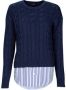 Lauren Ralph Lauren Gebreide pullover in laagjeslook model 'VALIZA' - Thumbnail 2
