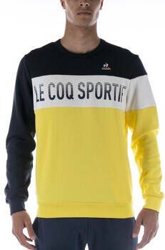 Le Coq Sportif Fleece Jack Felpa Saison 2 Blu Giallo