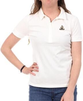 Le Coq Sportif Polo Shirt Korte Mouw Marshmallow