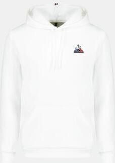 Le Coq Sportif Stijlvolle Katoenen Hoodie White Heren