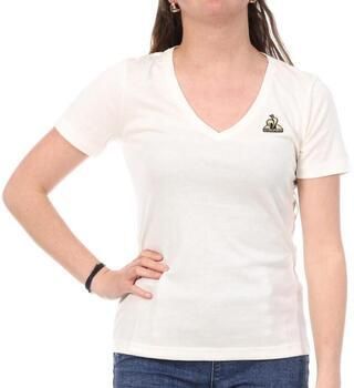 Le Coq Sportif T-shirt Korte Mouw Coq Marshmallow