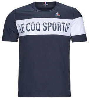 Le Coq Sportif Stijlvol Blauw Print T-Shirt voor Heren Blue Heren