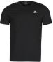 Le Coq Sportif Zwarte korte mouw ronde hals T-shirt Black Heren - Thumbnail 2