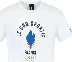 Le Coq Sportif T-shirt Korte Mouw JO France 2022 Tee