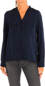 Le Temps Des Cerises Casual lange mouwen blouse Blue Dames