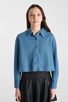 Le Temps des Cerises Blouse Overhemd van jeans ALBERTAG