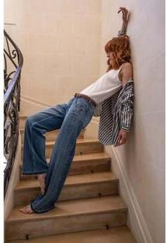 Le Temps des Cerises Jeans loose wijd lengte 34