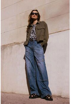 Le Temps des Cerises Jeans loose wijd HOLLY lengte 34