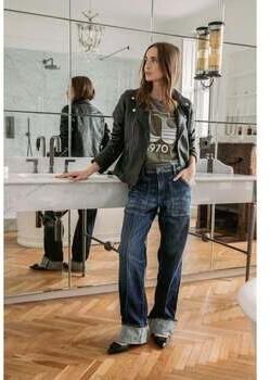 Le Temps des Cerises Jeans loose wijd lengte 34