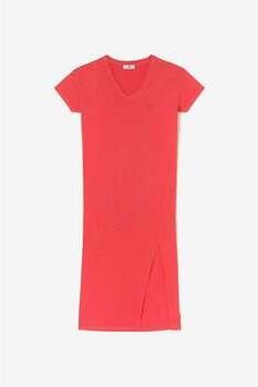 Le Temps des Cerises Jurk Lange jurk recht ROJO